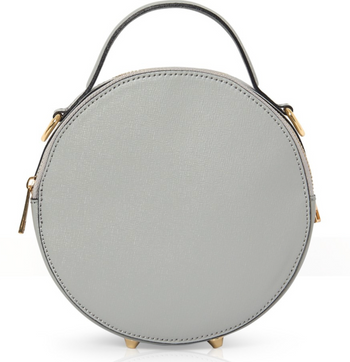 Light Grey Cross body Leather Bag  - Personalised (6813966041222)