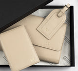 Passport Cover - Taupe Grained Leather (6652370124934)