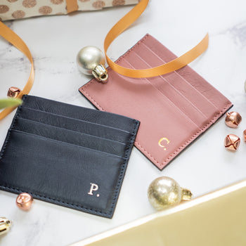 Personalised Leather Card holder Gift Set (5170050990214)