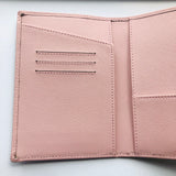Pink Personalised Leather Passport Holder (5185466826886)