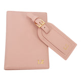 Personalised Travel Wallet Set - Pink (6700280971398)