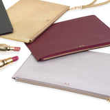 Personalised Real Leather Clutch (2213110218814) (6704193765510)