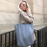 Personalised Leather Tote Bag (2213101109310) (6861666943110)