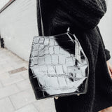 Personalised Croc Leather Bucket Bag (2213101338686)