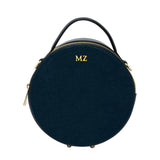 Personalised Leather Round Circle Bag (2213104812094)